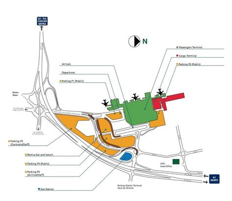 Estacionamento aeroporto lisboa terminal 2  Localização do Parking Terminal 1