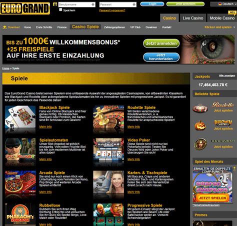 Eurogrand gutscheincode  Casino Guide