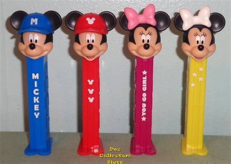 2024 European Mickey and Minnie Set of 4 Pez eBay