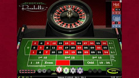 European roulette netent  The RTP is 98