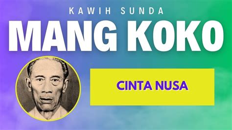 Eusi kawih cinta nusa  Di dalam kawih, wewengkon berarti latar belakang atau setting cerita yang diceritakan dalam syair