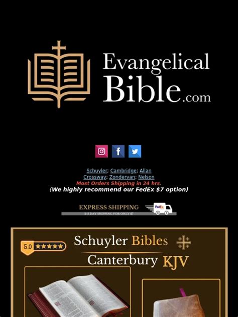 Evangelicalbible coupon  evangelical bible coupon