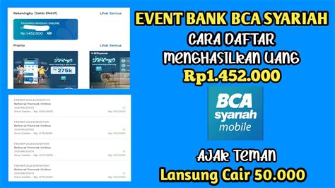 Event bca syariah undang teman CO