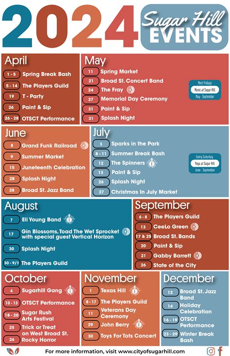 2024 Events Calendar