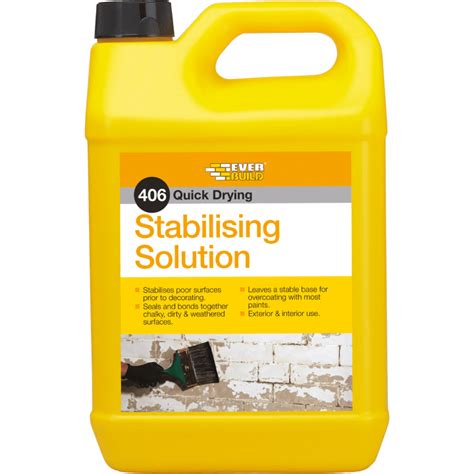 Everbuild 406 stabilising solution screwfix  Recoat time