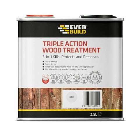 Everbuild triple action wood treatment screwfix 65 Inc