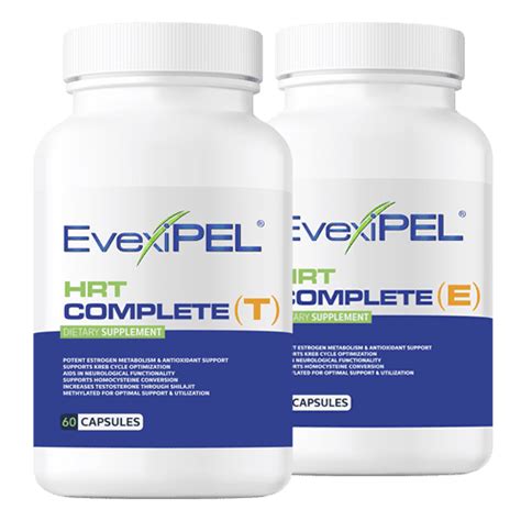 Evexipel hrt complete t reviews Hormone replacement therapy (HRT) is a therapy designed to restore hormones to optimum levels in the body