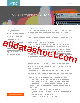 Ex9214 datasheet  EX Series Hardware Dates & Milestones