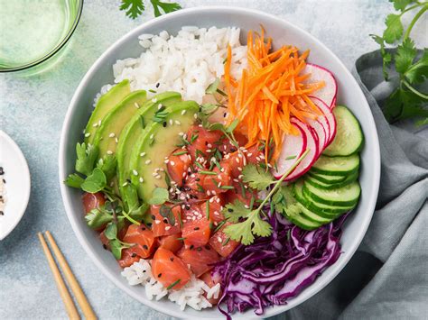Exquisite poke bowls  Cool