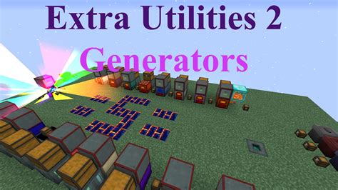 Extra utilities 2 furnace generator  For those who do not know Extra Utilities (XU); Survivalist Generator(8x) does not mean you need to have 8