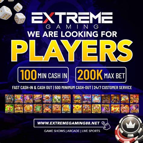 Extremegaming88.asia sign up  What Is Extreme Gaming 888: It's not just a gaming platform; it's your gateway to an electrifying world where adventure knows no bounds