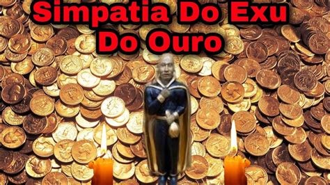 Exu do ouro simpatia Coloque a cachaça no copo, ofereça a força de Exu do Ouro! A moeda coloque dentro do copo com a bebida