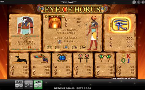 Eye of horus fortune play demo  We revisit the myth of Horus, the sky god, with his incredible powers