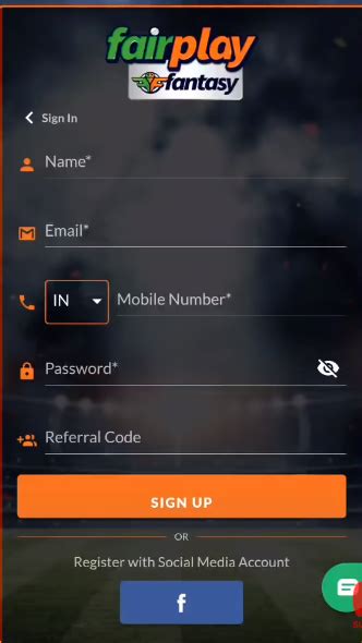 Fairplay fantasy app referral code  2