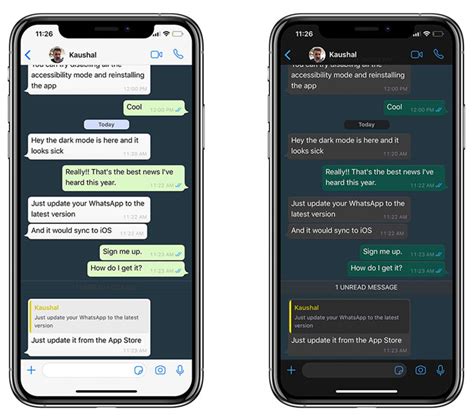 Fake whatsapp chat dark mode iphone  WhatsApp will take its cue from iOS and switch to a dark background as soon as you turn on the mode