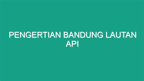 Faktor penyebab bandung lautan api 1