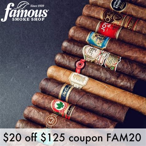 Famous cigars promo code  Best Deals and Sales in March: Up to 70% OFF! Collection 