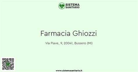 Farmacia ghiozzi bussero 81