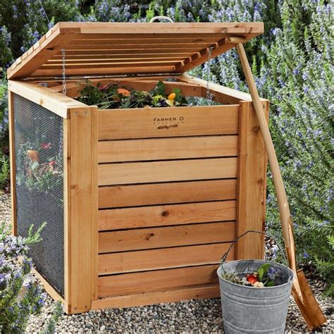 Farmer d cedar composter  FREE SHIPPING ON ORDERS OVER $124 - ENTER CODE GARDEN23 AT CHECKOUT!