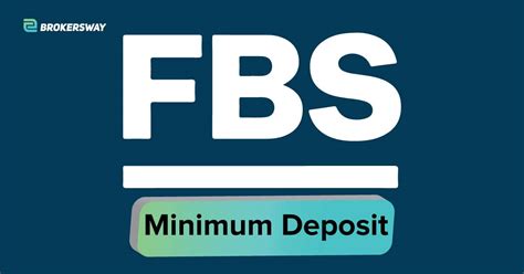 Fbs minimum deposit  The minimum deposit amount required to register a live trading account ranges from $1 USD to $100 USD, depending on the account option chosen