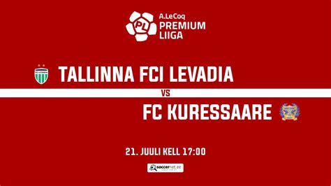 Fc kuressaare vs fci levadia tallinn prediction  Check how to watch Levadia Tallinn vs Tartu JK Tammeka live stream and on TV