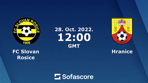 Fc slovan rosice flashscore  For today’s football schedule and results visit our football live score page