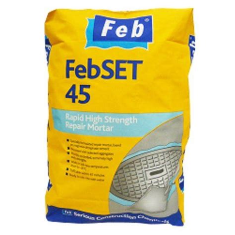 Febset 45  SPILL CLEANUP METHODS: Wear necessary protective equipment