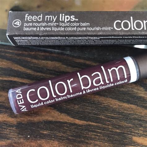 Feed my pure nourish 07 boysenberry balm AVEDA FEED MY LIPS NOURISH-MINT LIQUID COLOR BALM OR GLOSS grants the majority of the features with an amazing low price of 18