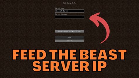 Feed the beast server mieten Versions