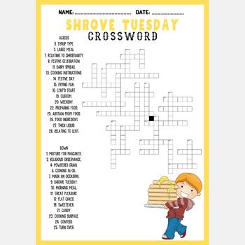 Festival of shrove tuesday crossword clue  Enter the length or pattern for better results