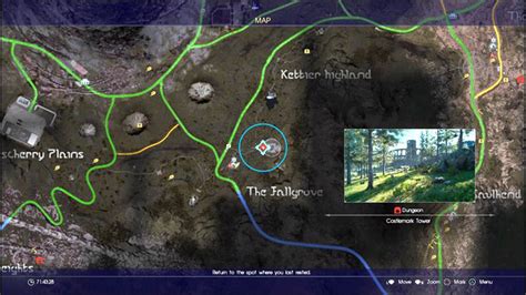 Ff15 thommels glade location  Northwest from there is a small canyon