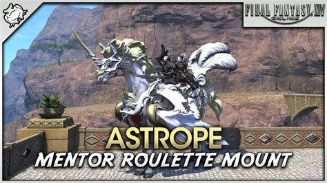 Ffxiv mentor mount  Neither battle nor trade ones