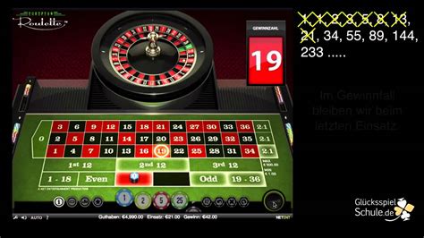 Fibonacci roulette strategie  100% up to $5000