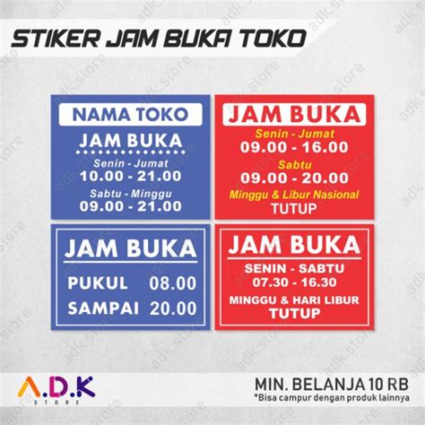 Fif buka jam berapa  Senin Buka 24 jam