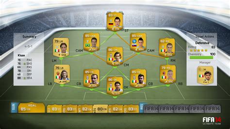 Fifa 14 ultimate team  Light contrast