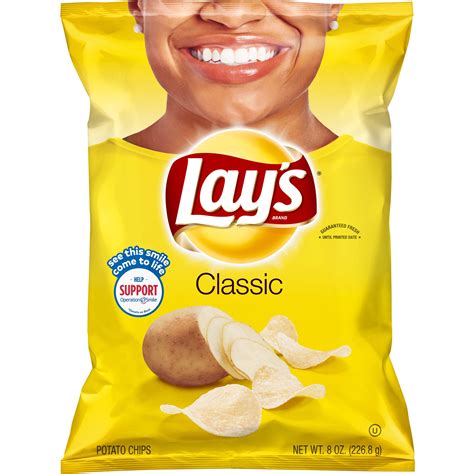 Find a lays golden potato chip 9