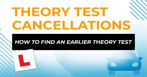 Find theory test cancellations  You can also use our site to find theory test books