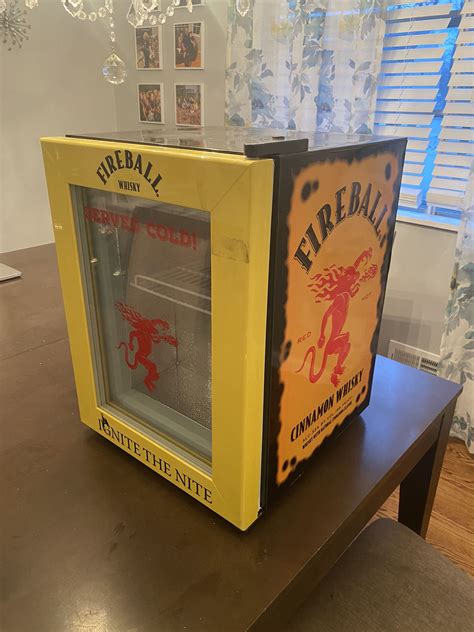 Fireball mini fridge The smaller the fridge, the faster it will get cold