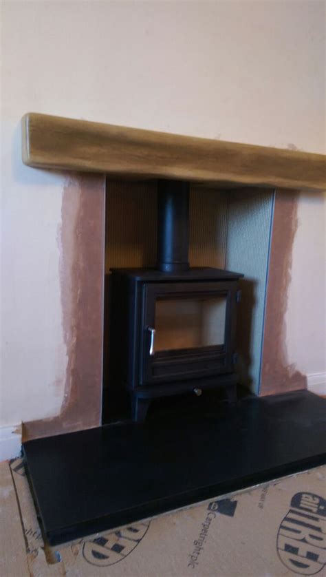 Fireboard for wood burner For use on top of stoves and around flues