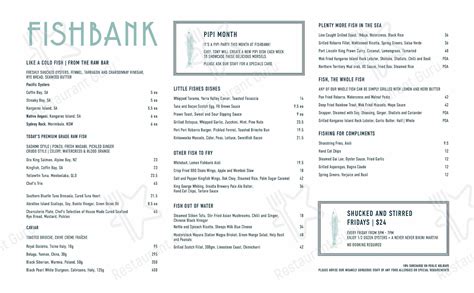 Fishbank menu adelaide  Fishbank, open Friday, takes advantage of the multimillion-dollar renovation undertaken by the Jamie’s Italian team of the heritage-listed art deco building at 2 King William St, city