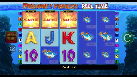 Fishin frenzy reel time fortune play <code>Fishin' Frenzy: Reel Time Fortune Play is a 5-reel, 10-line online slot game with bonus spins, instant play, autoplay, video slots, multiplier, wild symbol, scatter symbol, mobile gaming, fishing and fish themes you can play at 59 online casinos</code>