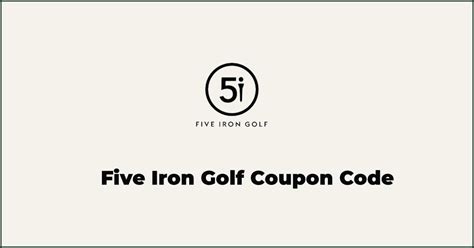 Five iron golf promo code Iron Sharpens Iron