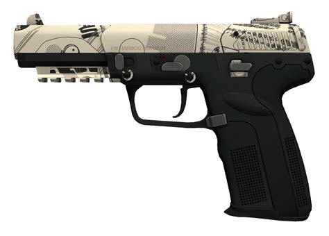 Five seven kami pussy pattern  It has been painted using a hydrographic in a Japanese manga pattern