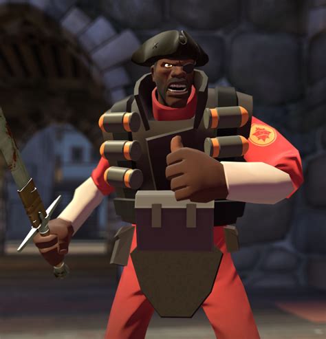 Flaming team captain tf2  Tankman 