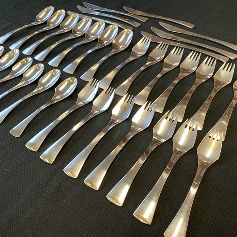 Acopa Edgeworth 10-Piece 18/8 Stainless Steel Extra Heavy Weight Serving  Utensils Set