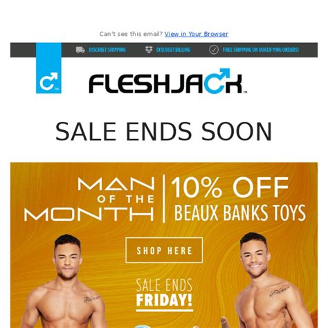 Fleshjack promo code  You should apply the code that gives you the best discount