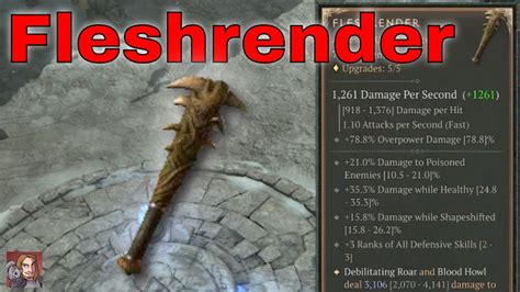 Fleshrender d4  A quick, easy reference sheet for all five bosses with embeds of all the gear that's tied to each Boss