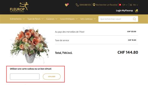 Fleurop promo code  After you are finished bargain shopping, enter the promotional code into the