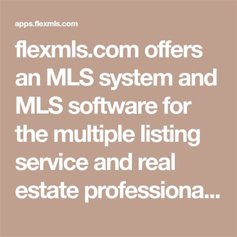 Flexmls username  Get flexibility, data freedom, innovation, and reliable performance from