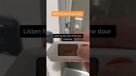 Flipper zero doorbell brute force  Also, replicating other people’s cards without authorise is a criminal offence